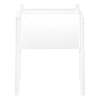 I 3594 Accent Table - 23"H / White / White Metal - Furniture Depot (7881119236344)