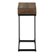 I 3602 Accent Table - Brown Reclaimed-Look / Black Metal - Furniture Depot (7881119629560)