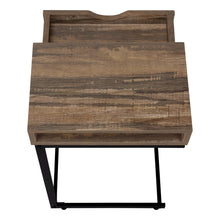Load image into Gallery viewer, I 3602 Accent Table - Brown Reclaimed-Look / Black Metal - Furniture Depot (7881119629560)