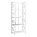 I 3618 Bookcase - 62"H / White / White Metal Etagere - Furniture Depot (7881120415992)