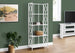 I 3618 Bookcase - 62"H / White / White Metal Etagere - Furniture Depot (7881120415992)