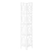 I 3623 Bookcase - 62"H / White / White Metal Corner Etagere - Furniture Depot (7881120579832)