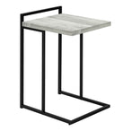 I 3631 Accent Table - 25"H / Grey Reclaimed Wood / Black Metal - Furniture Depot (7881120809208)