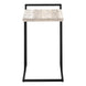 I 3632 Accent Table - 25"H / Taupe Reclaimed Wood / Black Metal - Furniture Depot (7881120874744)