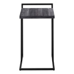 I 3633 Accent Table - 25"H / Black Reclaimed Wood / Black Metal - Furniture Depot (7881120940280)