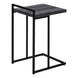 I 3633 Accent Table - 25"H / Black Reclaimed Wood / Black Metal - Furniture Depot (7881120940280)