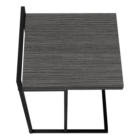 I 3634 Accent Table - 25"H / Grey / Black Metal - Furniture Depot (7881120973048)