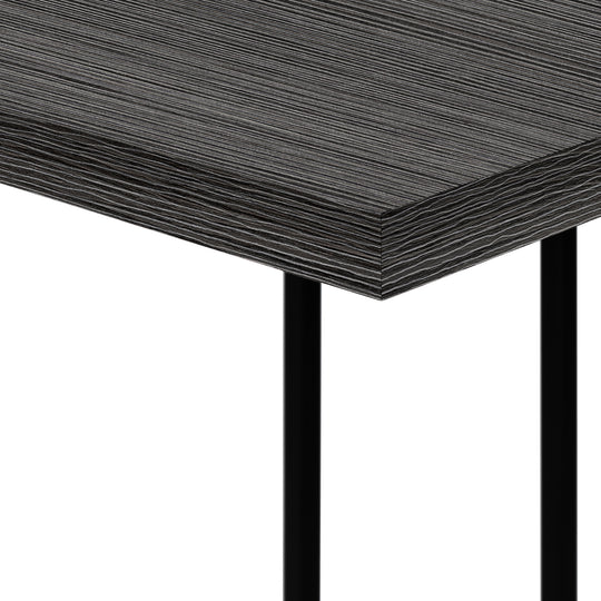 I 3634 Accent Table - 25"H / Grey / Black Metal - Furniture Depot (7881120973048)