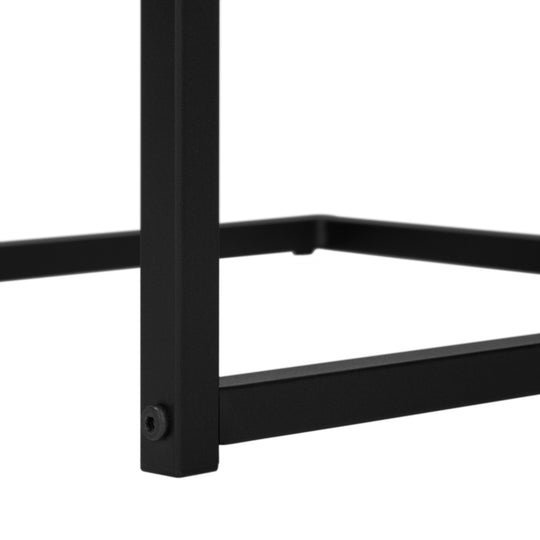 I 3634 Accent Table - 25"H / Grey / Black Metal - Furniture Depot (7881120973048)