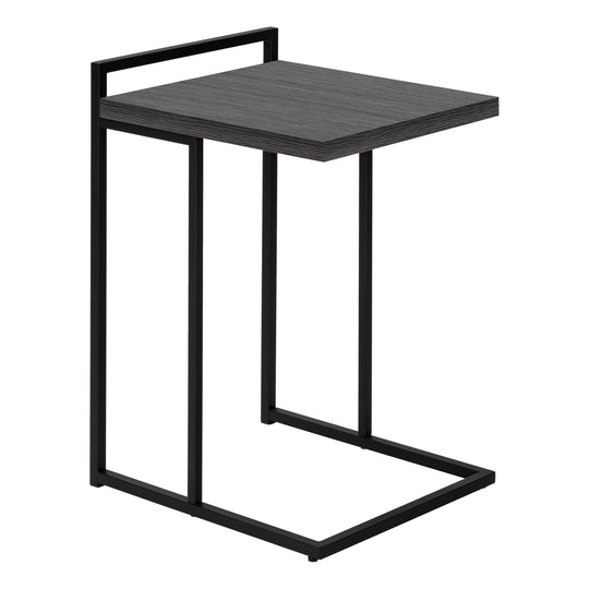 I 3634 Accent Table - 25"H / Grey / Black Metal - Furniture Depot (7881120973048)