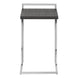 I 3637 Accent Table - 25"H / Grey / Chrome Metal - Furniture Depot (7881121235192)