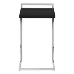 I 3640 Accent Table - 25"H / Black / Chrome Metal - Furniture Depot (7881121333496)