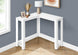 I 3656 Accent Table - 36" / White Corner Console - Furniture Depot