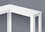 I 3656 Accent Table - 36" / White Corner Console - Furniture Depot