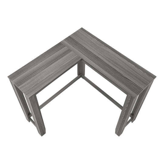 I 3658 Accent Table - 36" / Grey Corner Console - Furniture Depot