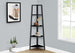 I 3664 Bookcase - 60"H / Black / Black Metal Corner Etagere - Furniture Depot (7881122152696)