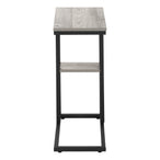 I 3671 Accent Table - 25"H / Grey / Black Metal - Furniture Depot (7881122251000)