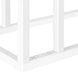 I 3676 Accent Table - 25"H / White / White Metal - Furniture Depot (7881122414840)