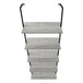 I 3681 Bookcase - 72"H Ladder Grey / Black Metal - Furniture Depot (7881122578680)