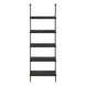 I 3684 Bookcase - 72"H Ladder Black Marble / Black Metal - Furniture Depot (7881122775288)