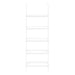 I 3687 Bookcase - 72"H Ladder White / White Metal - Furniture Depot (7881122971896)