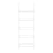 I 3687 Bookcase - 72"H Ladder White / White Metal - Furniture Depot (7881122971896)