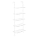 I 3687 Bookcase - 72"H Ladder White / White Metal - Furniture Depot (7881122971896)