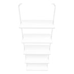 I 3687 Bookcase - 72"H Ladder White / White Metal - Furniture Depot (7881122971896)