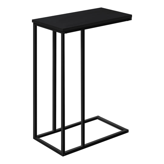 I 3761 Accent Table - 25"H / Black / Black Metal - Furniture Depot (7881123430648)