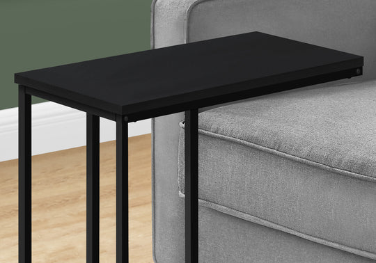 I 3761 Accent Table - 25"H / Black / Black Metal - Furniture Depot (7881123430648)