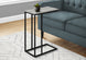 I 3762 Accent Table - 25"H / Grey / Black Metal - Furniture Depot (7881123463416)
