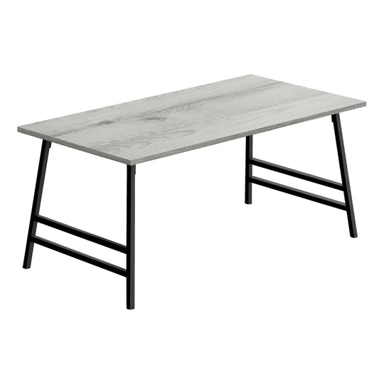 I 3791 Coffee Table - 40"L / Grey / Black Metal - Furniture Depot (7881124118776)