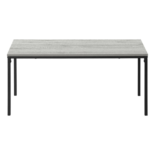 I 3796 Coffee Table - 40"L / Grey / Black Metal - Furniture Depot (7881124217080)