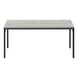 I 3796 Coffee Table - 40"L / Grey / Black Metal - Furniture Depot (7881124217080)