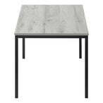 I 3796 Coffee Table - 40"L / Grey / Black Metal - Furniture Depot (7881124217080)