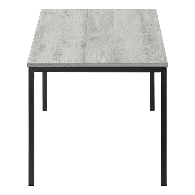 I 3796 Coffee Table - 40"L / Grey / Black Metal - Furniture Depot (7881124217080)