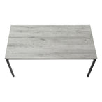 I 3796 Coffee Table - 40"L / Grey / Black Metal - Furniture Depot (7881124217080)