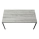 I 3796 Coffee Table - 40"L / Grey / Black Metal - Furniture Depot (7881124217080)