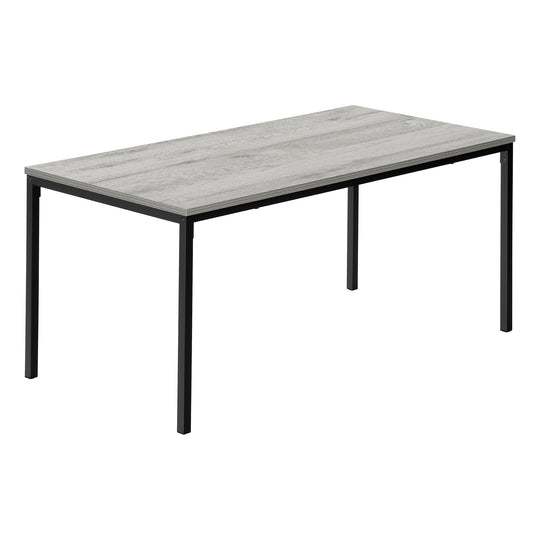 I 3796 Coffee Table - 40"L / Grey / Black Metal - Furniture Depot (7881124217080)