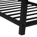 I 4500 Bench - 42"L / Grey Storage / Black Metal - Furniture Depot (7881124380920)