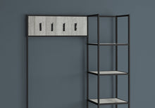 Load image into Gallery viewer, I 4512 Bench - 72&quot;H / Grey / Black Metal Hall Entry - Furniture Depot (7881124511992)