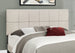 I 5605Q Bed - Queen Size / Beige Linen - Furniture Depot