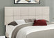 I 5605Q Bed - Queen Size / Beige Linen - Furniture Depot