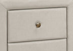 I 5605 Bedroom Accent - 21"H / Beige Linen Night Stand - Furniture Depot (7881124806904)