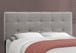 I 5920Q Bed - Queen Size / Grey Linen - Furniture Depot
