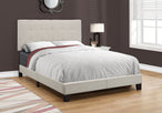 I 5921F Bed - Full Size / Beige Linen - Furniture Depot (7881125265656)