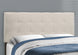 I 5921Q Bed - Queen Size / Beige Linen - Furniture Depot (7881125298424)