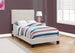 I 5921T Bed - Twin Size / Beige Linen - Furniture Depot (7881125363960)