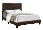 I 5922F Bed - Full Size / Dark Brown Leather-Look - Furniture Depot