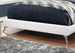 I 5953Q Bed - Queen Size / White Leather-Look With Chrome Legs - Furniture Depot (7881125658872)